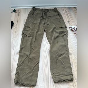 Chelsea & Violet Green Casual Cargo Pants